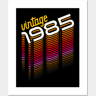 Vintage Made in 1985 ))(( Retro Birthday Year Gift Posters and Art